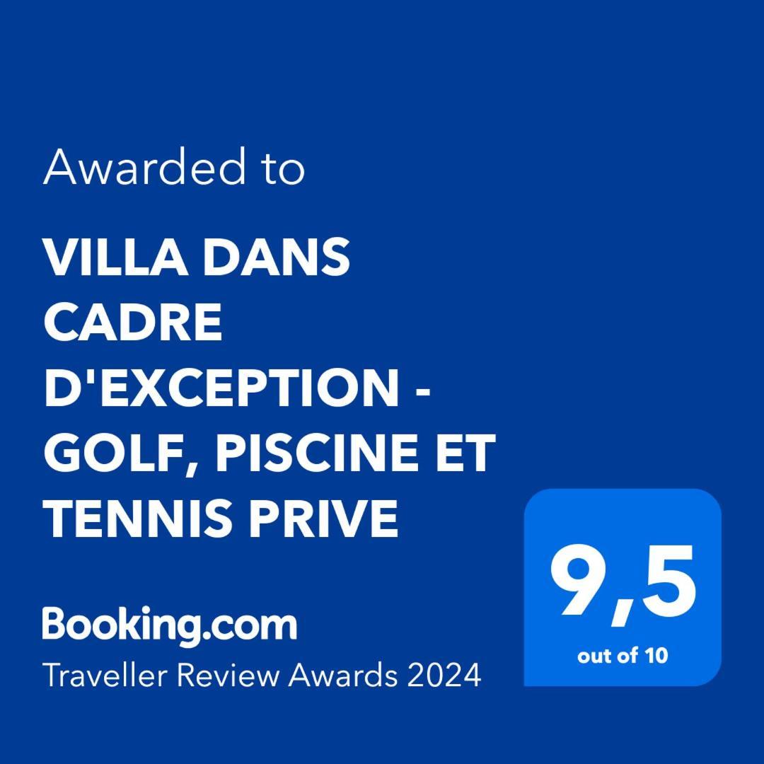Villa Dans Cadre D'Exception - Golf, Piscine Et Tennis Prive Saint-Cyr-sur-Mer Εξωτερικό φωτογραφία